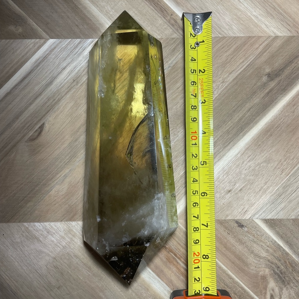 Large Double Terminated Natural Citrine